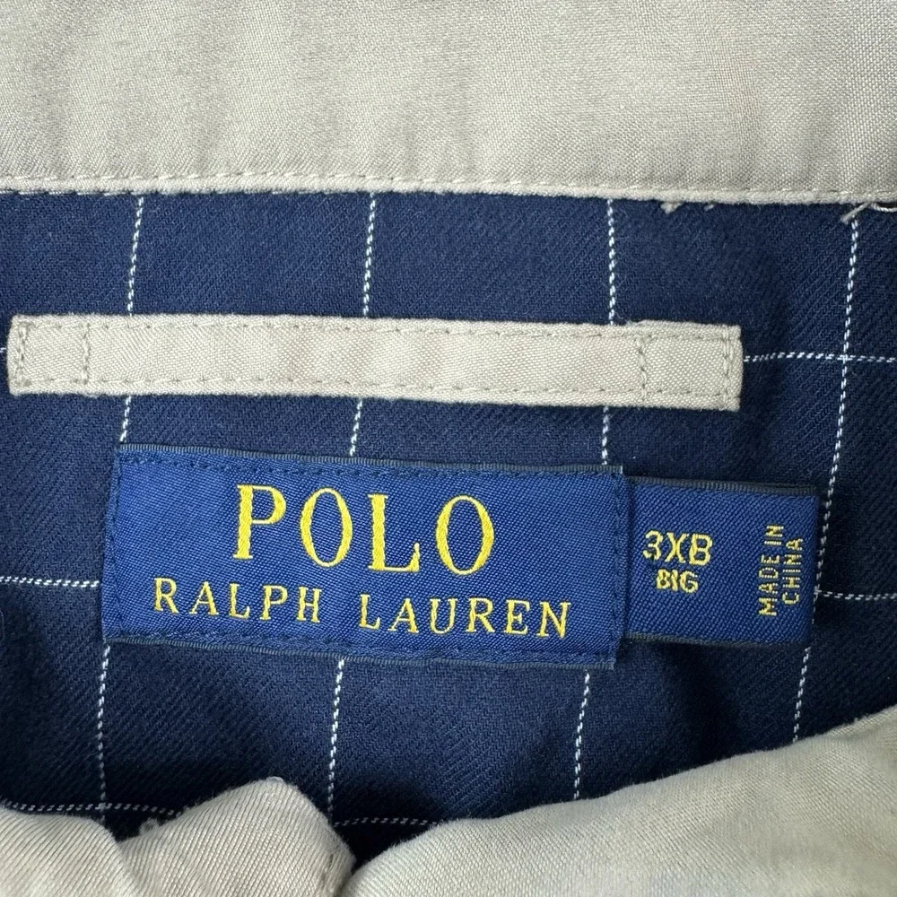 Polo Ralph Lauren Full Zip Tan Harrington Cotton Bomber Jacket Size 3XLB